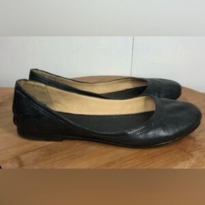 Frye Women's Black Leather Loafers